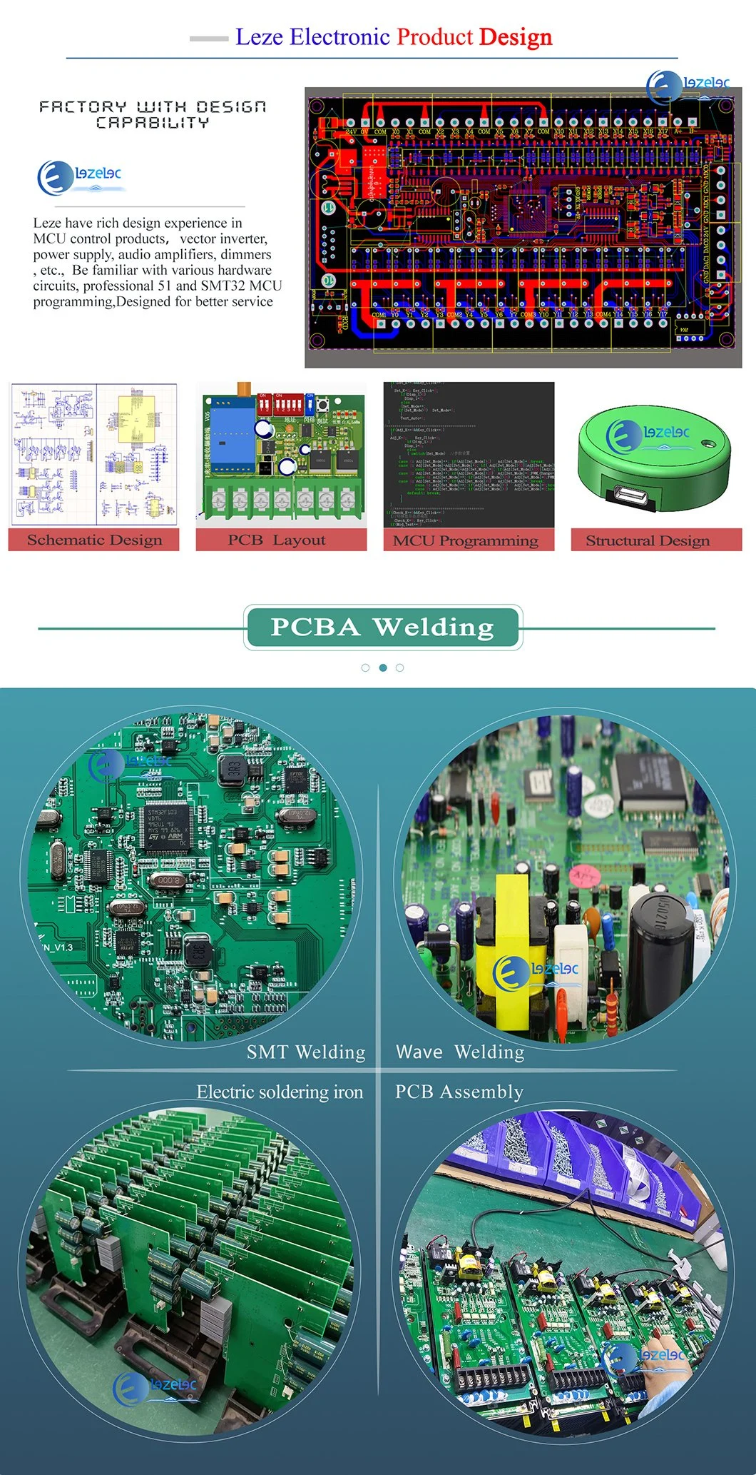 RoHS Compliant Customized OEM PCBA Assembly Electrical Circuit Board Manufacturer SMT/Tht/DIP/Testing/OEM/ODM