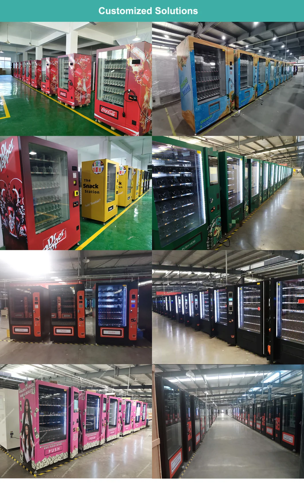 2023 Fully Automatic Cheapest Convenience Locker Vending Machine with Touch Screen Supports Google Pay /Banknote and Coins