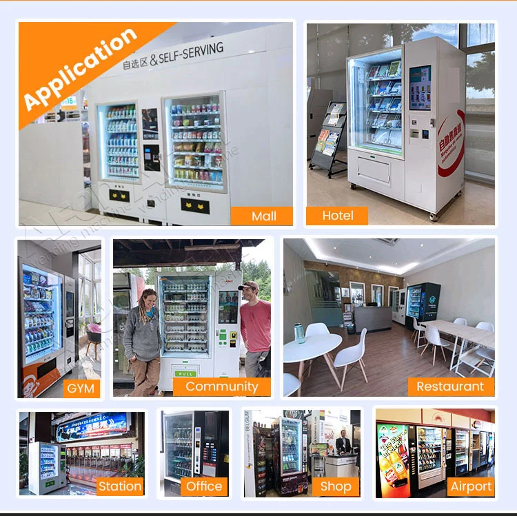 Afen Maquinas De Vending Fresh Food Elevator Vending Machine for Shopping Mall