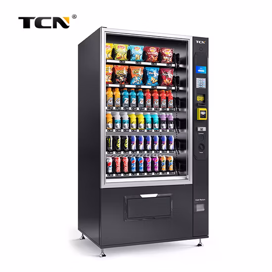 냉각 시스템을 갖춘 Tcn 자동 음료 및 스낵 자동 판매기