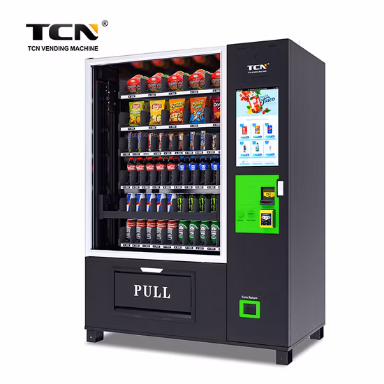 냉동 시스템을 갖춘 신선 식품 판매용 Tcn 엘리베이터 자동 판매기