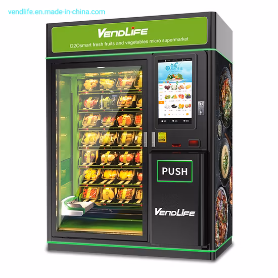 Vendlife 스마트 자판기를 이용한 Hot Open Banh Tom 가열식 음식 배달 픽업